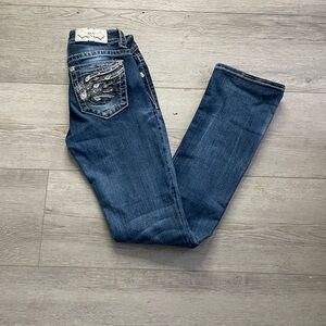 Miss me low rise boot cut jeans